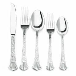Promo 🛒 Posh Setting Silver Flatware Collection Boxed 40 Count 😉