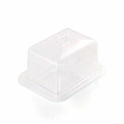 Best Sale 💯 Posh Setting 2.75" x 3.5" Clear Plastic Plate With Lid - 6 Count 👍