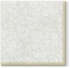 New ✨ Posh Setting Rococo White Airlaid 1/4 Fold Dinner Napkin - 50 Pack ❤️