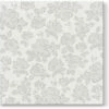 Budget 🎉 Posh Setting Subtle Roses Silver Airlaid 1/4 Fold Dinner Napkin - 50 Pack 🎁