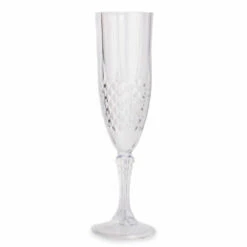 Outlet 😍 Posh Setting 8 oz. Crystal-Like Champagne Flutes - 4 Pack 🧨