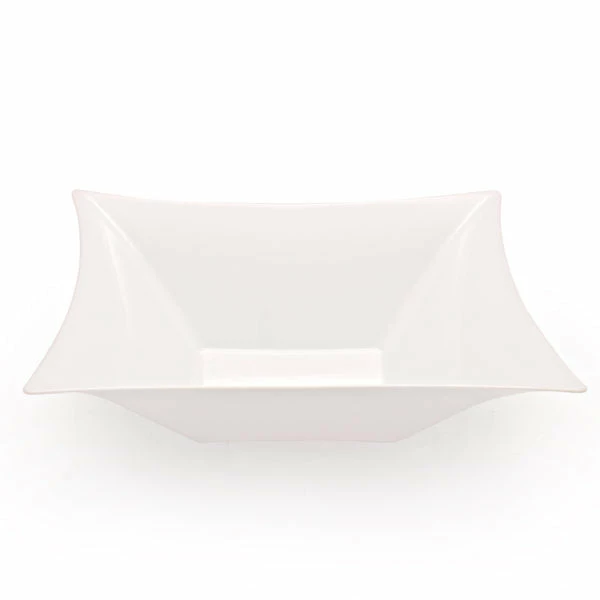 Brand new π Posh Setting Horizon White Square Plastic Serving Bowls - 2 Pack π 3 Brand new π Posh Setting Horizon White Square Plastic Serving Bowls - 2 Pack π