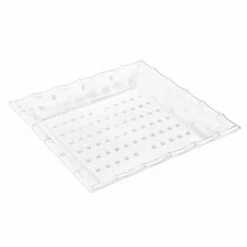 Budget ✨ Posh Setting Clear Plastic Square Tray - 2 Count 😉