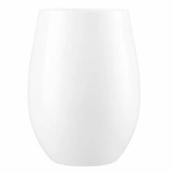 Top 10 ❤️ Posh Setting 16 oz. White Stemless Wine Goblets 6 Pack ⭐