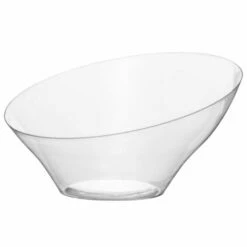 Wholesale 🎉 Posh Setting Clear Angled Plastic Serving Bowls - Serverware ⌛
