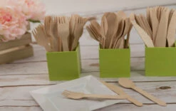 Deals 🔔 Posh Setting Palm Leaf Cutlery Disposable Eco Friendly Wood Flatware - 24 Count 🔔 -Cheap poshsetting Store 2528 C 600x379 1