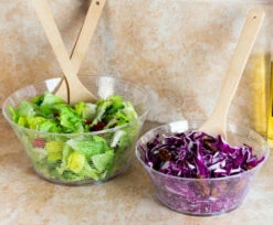 Budget ⭐ Posh Setting Clear Basket Weave Salad Bowl - 2 Count 🔔 -Cheap poshsetting Store 2599 C 600x495 7c76bec5 1dda 4dec 966d ab62a96b997b