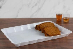 Outlet 🛒 Posh Setting Scalloped White Rectangular Serving Tray - 4 Count 👏 -Cheap poshsetting Store 2615 C 600x402 258c274f 09b0 40d3 a520 680173950c60