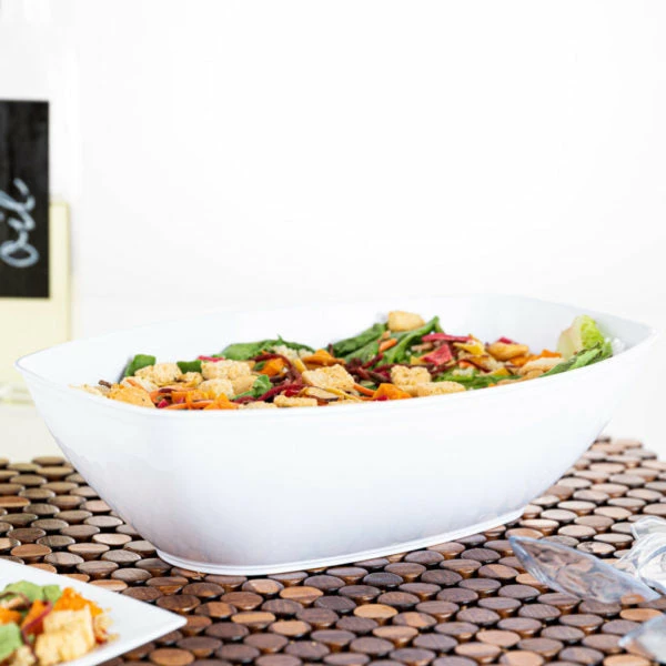 Best Sale π Posh Setting White Oval Salad Bowl - 2 Pack π 4 Best Sale π Posh Setting White Oval Salad Bowl - 2 Pack π - Image 2