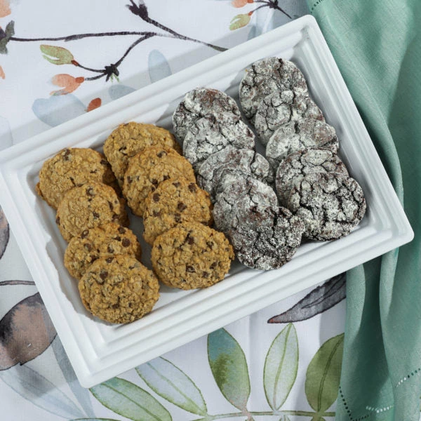 Cheapest β€οΈ Posh Setting White Leveled Rectangular Plastic Serving Tray - 2 Count π 4 Cheapest β€οΈ Posh Setting White Leveled Rectangular Plastic Serving Tray - 2 Count π - Image 2