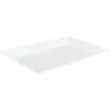 Cheapest ❤️ Posh Setting White Leveled Rectangular Plastic Serving Tray - 2 Count 😍
