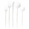 Top 10 🎉 Posh Setting Novelty Collection White Flatware Set 40 Count - Setting for 8 ✔️