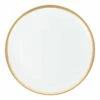 Cheapest ⭐ Posh Setting 14 Inch White and Gold Round Organic Serving Dish - 2 Pack 🛒