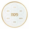 Cheap 🛒 Posh Setting 14" Passover Seder Plate White and Gold Disposable Seder Karah Plate 🎉 -Cheap poshsetting Store 3134 B 600x600 1