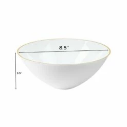 Top 10 π Posh Setting White and Gold Organic Plastic Salad Bowl - 2 Pack β€οΈ 8 Top 10 π Posh Setting White and Gold Organic Plastic Salad Bowl - 2 Pack β€οΈ -Cheap poshsetting Store 3227 685fe308 f745 44aa 94c8 121bae39f7f1