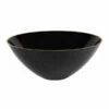 Hot Sale ✔️ Posh Setting Black and Gold Organic Plastic Salad Bowl - 2 Pack 🎁