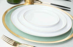 Promo 😍 Posh Setting 20 Pack White and Gold Round Plastic Dinnerware Set (10 Guests) - Edge 🎉 -Cheap poshsetting Store 3684 D 600x389 a77927e8 66d9 4faf 91a0 37e20e470de3