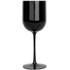 Best deal ⌛ Posh Setting 12 Oz Black Plastic Wine Goblets 🔥