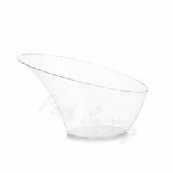 Discount 👏 Posh Setting 20 oz. Clear Modern Plastic Serving Bowl - Serverware ✨