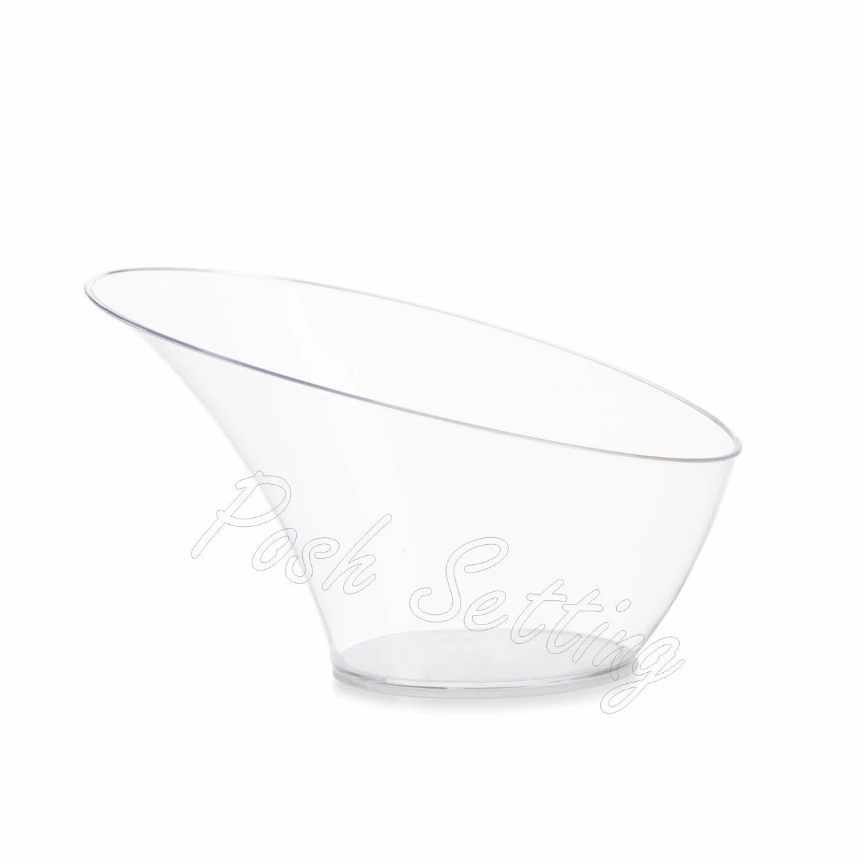 Discount 👏 Posh Setting 20 oz. Clear Modern Plastic Serving Bowl - Serverware ✨ 3 Discount 👏 Posh Setting 20 oz. Clear Modern Plastic Serving Bowl - Serverware ✨