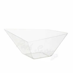 Best reviews of 🎁 Posh Setting 64 oz. Clear Diamond Shape Plastic Serving Bowl - Serverware 🔥