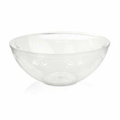 Cheapest ✨ Posh Setting Clear Round Salad Bowl - 2 Count ⭐
