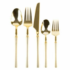 Best deal ⭐ Posh Setting Infinity Collection Gold Flatware Set 40 Count -Setting for 8 ❤️