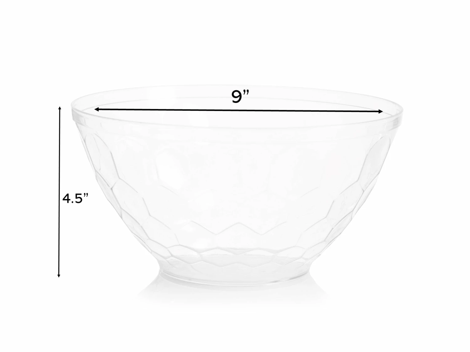 Flash Sale β€οΈ Posh Setting White Plastic Embossed Salad Bowl 1 Pack π₯° 5 Flash Sale β€οΈ Posh Setting White Plastic Embossed Salad Bowl 1 Pack π₯° - Image 3