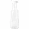Best deal 👏 Posh Setting Clear Square Plastic Pitcher Bottle With White Lid 54oz - 1 Pack 🔥