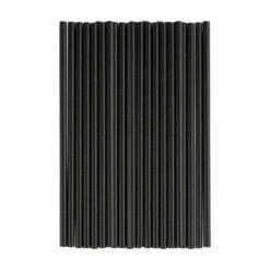 Buy π― Posh Setting Black Paper Straws 24 Pack β€οΈ
