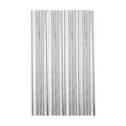 Coupon ✔️ Posh Setting Silver Paper Straws 24 Pack 😉
