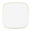 Top 10 😀 Posh Setting 14 Inch White and Gold Square Organic Serving Dish - 1 Count 😀 -Cheap poshsetting Store 3923 600x600 1