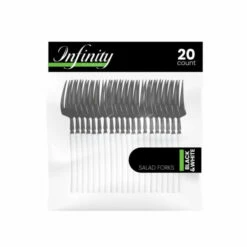 Best deal 😍 Posh Setting Infinity Collection Black/White Flatware 20 Count 🤩 -Cheap poshsetting Store 3928 600x600 1
