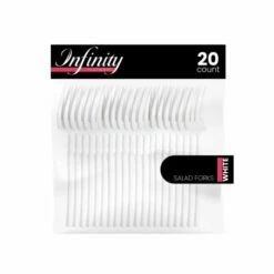 Best Sale 😉 Posh Setting Infinity Collection White Flatware 20 Count 😍 -Cheap poshsetting Store 3933 600x600 1