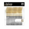 Flash Sale 🔔 Posh Setting Infinity Collection Gold/Black Flatware 20 Count 👍 -Cheap poshsetting Store 3941 600x600 1