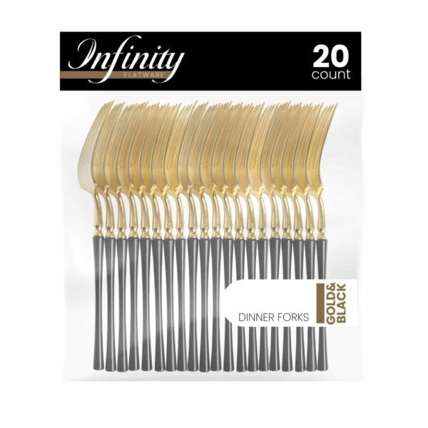Flash Sale π Posh Setting Infinity Collection Gold/Black Flatware 20 Count π 3 Flash Sale π Posh Setting Infinity Collection Gold/Black Flatware 20 Count π