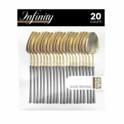 Flash Sale π Posh Setting Infinity Collection Gold/Black Flatware 20 Count π 11 Flash Sale π Posh Setting Infinity Collection Gold/Black Flatware 20 Count π -Cheap poshsetting Store 3942 600x600 1