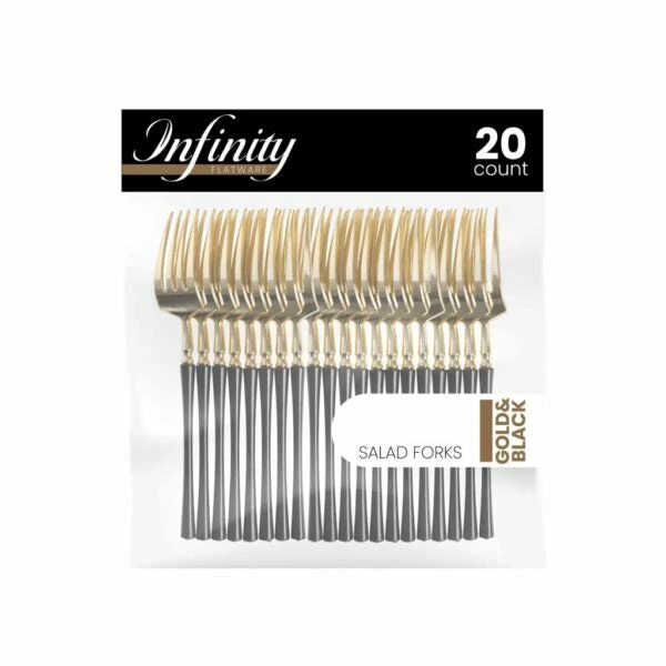 Flash Sale π Posh Setting Infinity Collection Gold/Black Flatware 20 Count π 7 Flash Sale π Posh Setting Infinity Collection Gold/Black Flatware 20 Count π - Image 5