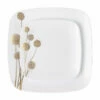 Buy ❤️ Posh Setting 32 Pack White and Gold Square Plastic Dinnerware Set (16 Guests) - Dandelion 🥰