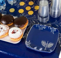 Best reviews of 🥰 Posh Setting Chanukah Table Cover Blue/Silver 54" x 108" - Chanukah 🌟 -Cheap poshsetting Store 4021 C 600x563 1