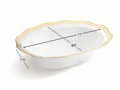 Deals 🌟 Posh Setting White and Gold Oval Plastic Serving Bowls 2 Pack - Aristocrat ⭐ 7 Deals 🌟 Posh Setting White and Gold Oval Plastic Serving Bowls 2 Pack - Aristocrat ⭐ -Cheap poshsetting Store 5188 f206d25f 2c85 4ca6 a612 586e7a584263