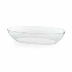 Wholesale ⌛ Posh Setting Clear Oval Salad Bowl - 2 Count 🧨