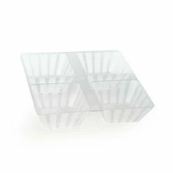 Discount ❤️ Posh Setting Clear Four Compartment Plastic Tray - 2 Count 🎁