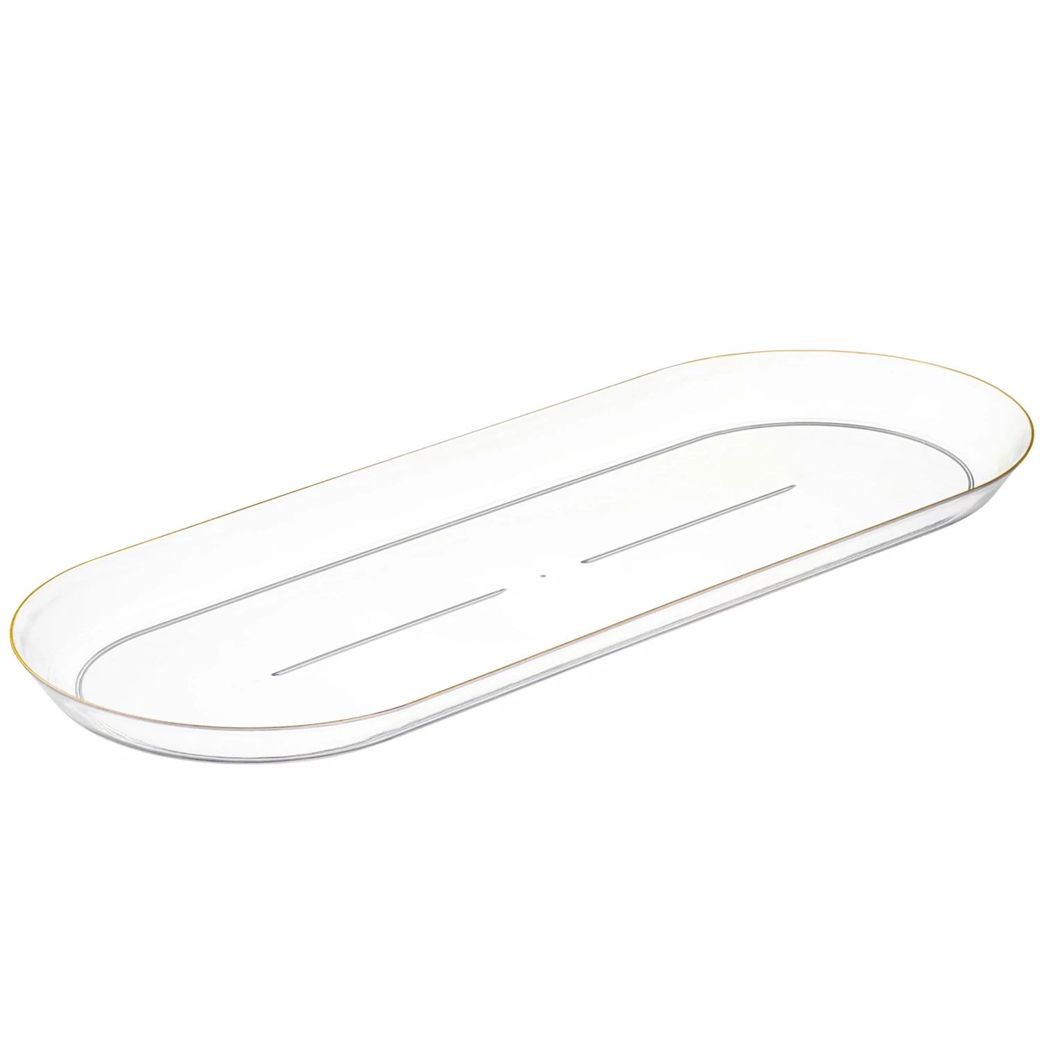 Coupon 🎉 Posh Setting Classic Clear and Gold Rim Oval Serving Dish - 2 Pack 🧨 3 Coupon 🎉 Posh Setting Classic Clear and Gold Rim Oval Serving Dish - 2 Pack 🧨