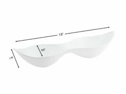 New 💯 Posh Setting White Plastic 2 Section Small Serving Dish 5 Pack 🧨 7 New 💯 Posh Setting White Plastic 2 Section Small Serving Dish 5 Pack 🧨 -Cheap poshsetting Store 7189