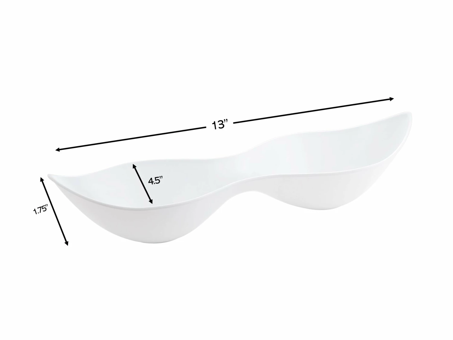 New 💯 Posh Setting White Plastic 2 Section Small Serving Dish 5 Pack 🧨 5 New 💯 Posh Setting White Plastic 2 Section Small Serving Dish 5 Pack 🧨 - Image 3