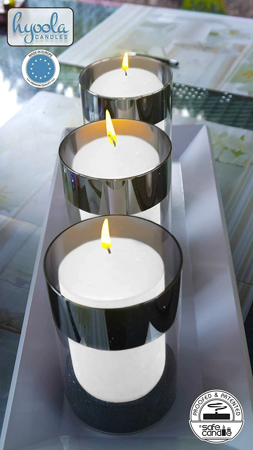 Best reviews of β¨ Posh Setting White Pillar Candles Unscented Dripless Clean Burning Smokeless Dinner Candle 3" x 6" 6 Pack π 7 Best reviews of β¨ Posh Setting White Pillar Candles Unscented Dripless Clean Burning Smokeless Dinner Candle 3" x 6" 6 Pack π - Image 5