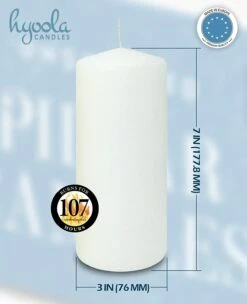 Outlet ⌛ Posh Setting White Pillar Candles Unscented Dripless Clean Burning Smokeless Dinner Candle 3" x 7" 6 Pack 🥰 -Cheap poshsetting Store 71aIQpA3BeL. AC SL1500