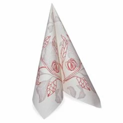 Coupon 🔥 Posh Setting Linen Like Disposable Paper Dinner Napkins - Red Floral - 50 Pack 🥰