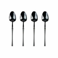 Discount 🤩 Posh Setting Infinity Collection Black Flatware 32 Count ❤️ -Cheap poshsetting Store Black soup 92f08d85 1597 4a5e b46c 42f2acb5a02e